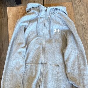 Under Armour Men's Gray Zip-Up Sweater